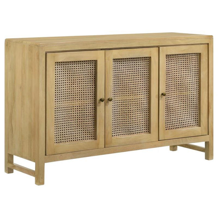 Zamora Rectangular 3-door Accent Cabinet Natural (953556)