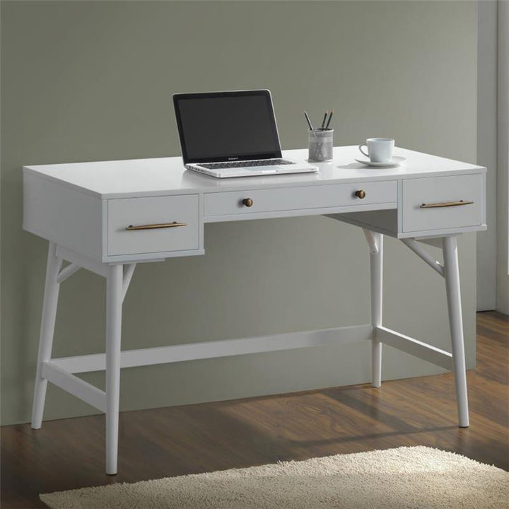 Mugga 3-drawer Writing Desk White (800745)