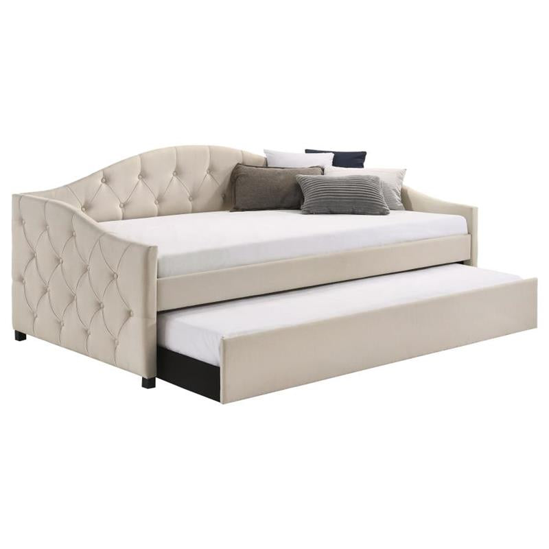 Sadie Upholstered Twin Daybed with Trundle (300639)