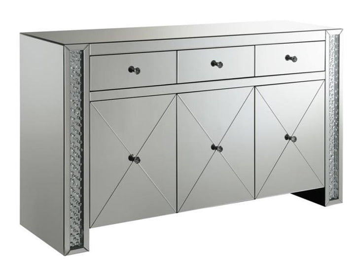 Maya 3-drawer Accent Cabinet Silver (951100)