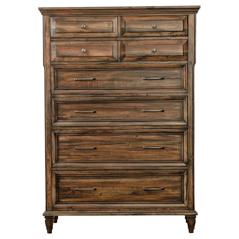 Avenue 8-drawer Chest Weathered Burnished Brown (223035)