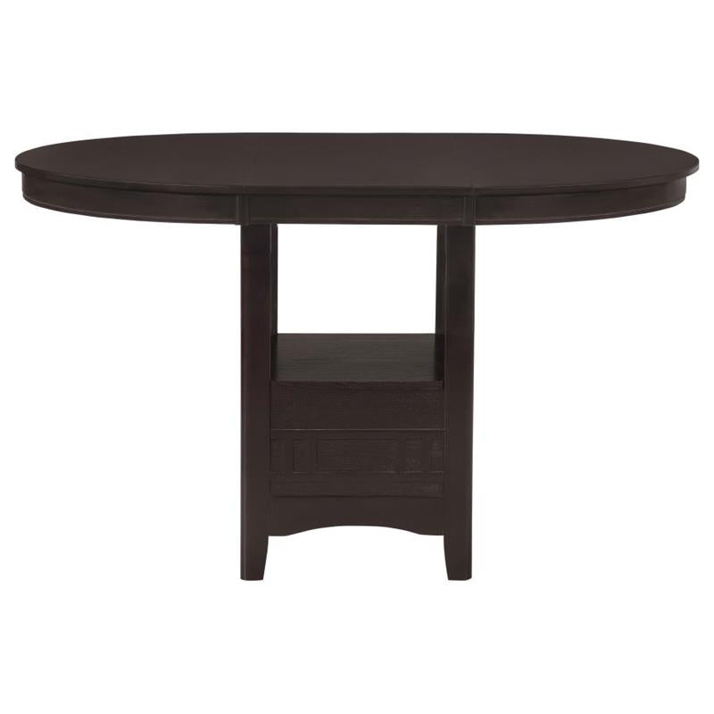 Lavon 5-piece Counter Height Dining Room Set Espresso and Black (102888-S5)