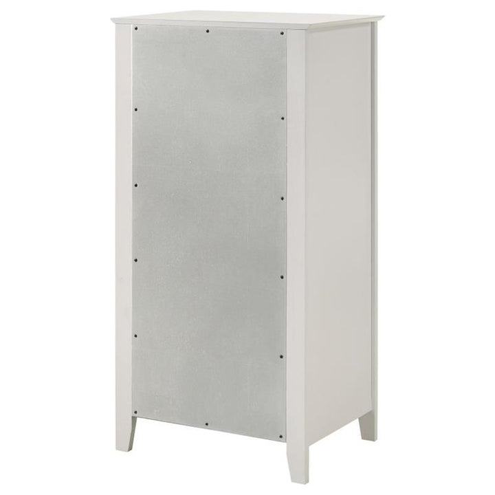 Selena 5-drawer Chest Cream White (400235)