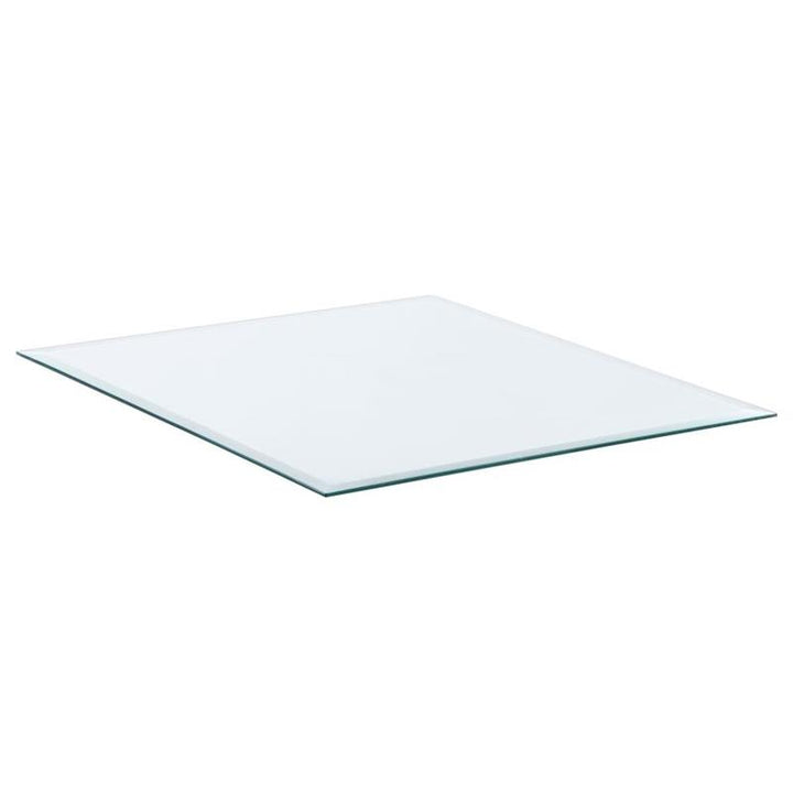 24" 6mm Square Glass Top Clear (CB2424-6)