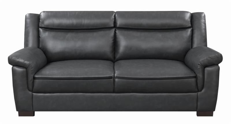 Arabella Pillow Top Upholstered Sofa Grey (506591)