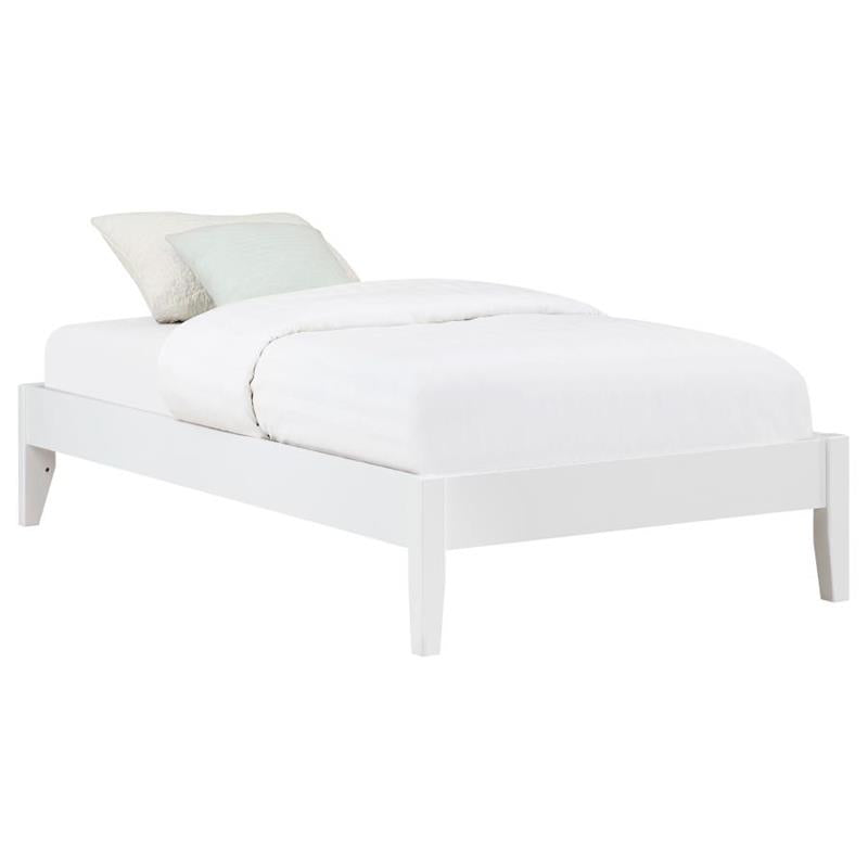 Hounslow Platform Full Bed White (306128F)