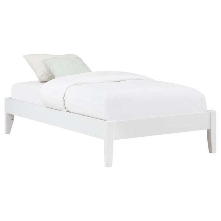 Hounslow Platform Full Bed White (306128F)