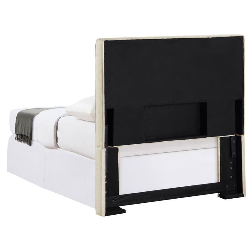 Kosmo Rectangular Upholstered Headboard Sand (315993T)