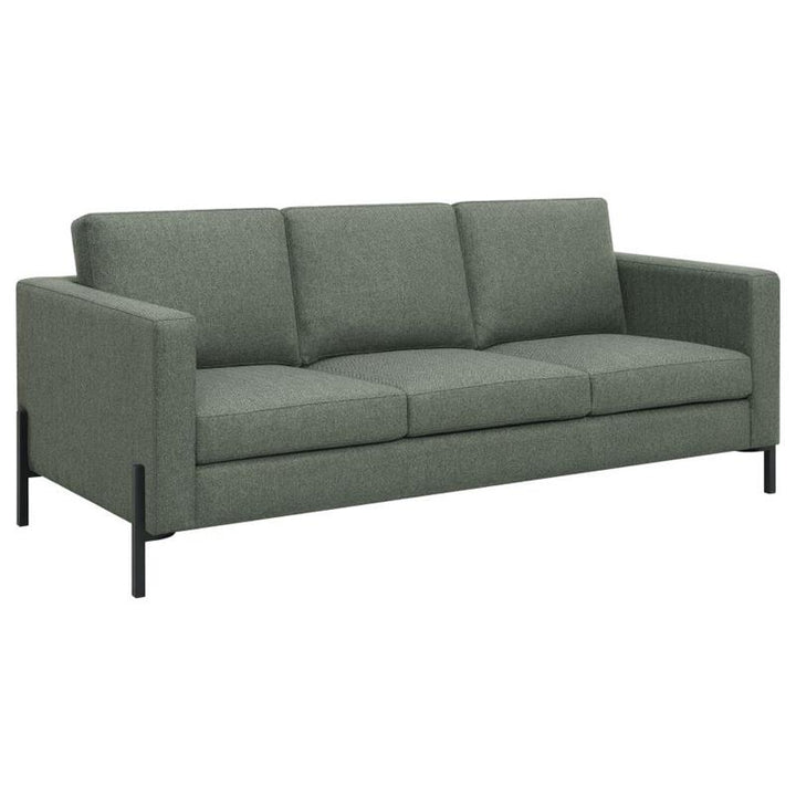 Tilly 2-piece Upholstered Track Arms Sofa Set Sage (509904-S2)