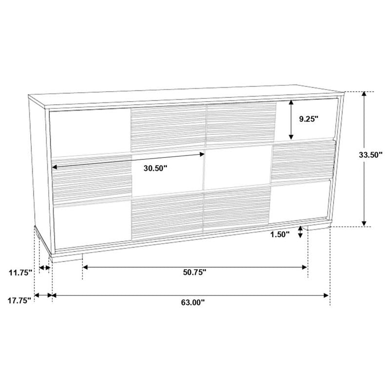 Blacktoft 4-piece Eastern King Panel Bedroom Set Black (207101KE-S4)