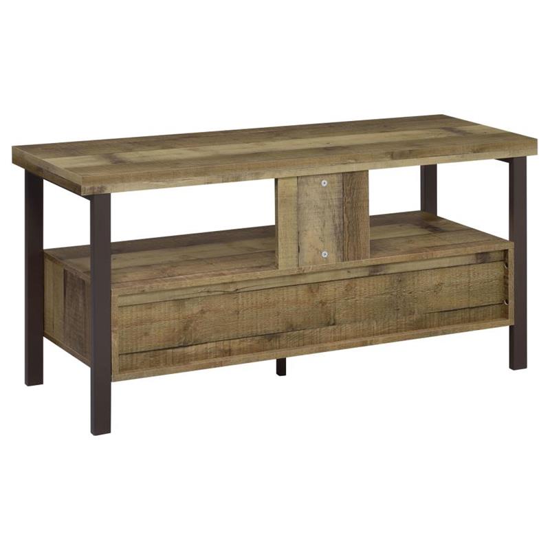 Ruston 48" 2-drawer TV Console Weathered Pine (721882)