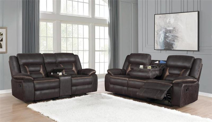 Greer Upholstered Tufted Living Room Set (651354-S2)