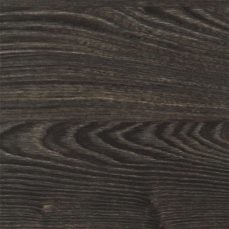 Edgerton Round Wood Top Bar Table Dark Oak and Chrome (183131)