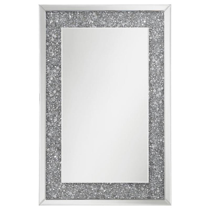 Valerie Crystal Inlay Rectangle Wall Mirror (961635)