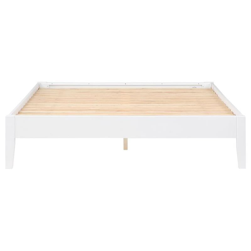 Hounslow Platform Queen Bed White (306128Q)