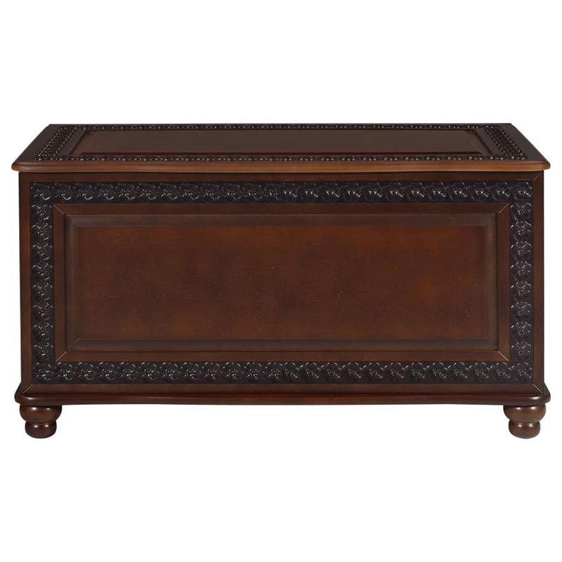 Finlay Flip Open Storage Cedar Chest Deep Tobacco (900012)