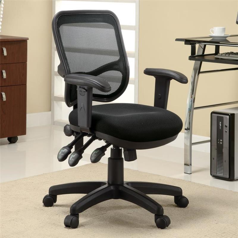 Rollo Adjustable Height Office Chair Black (800019)