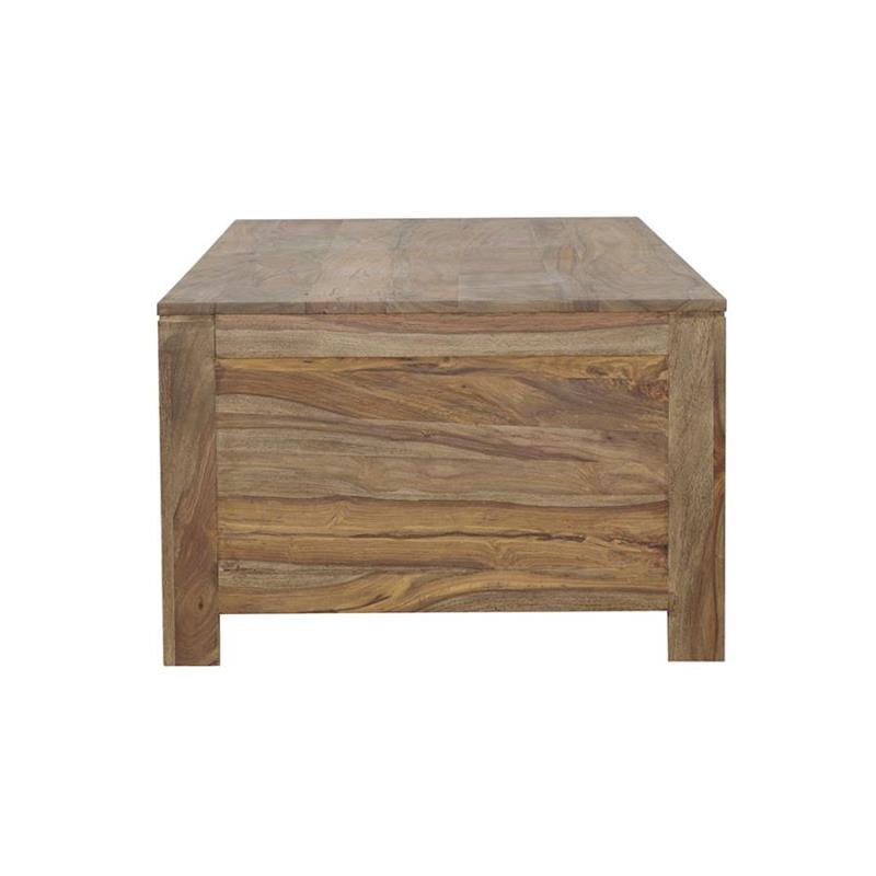 Esther 6-drawer Storage Coffee Table Natural Sheesham (723888)