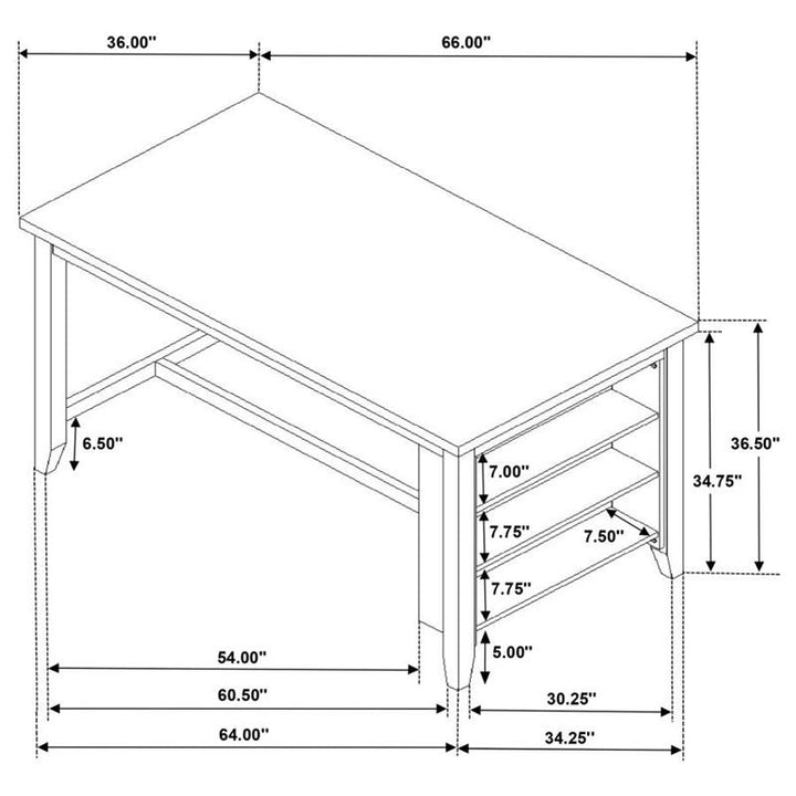 COUNTER HT DINING TABLE 5 PC (121168-S5)