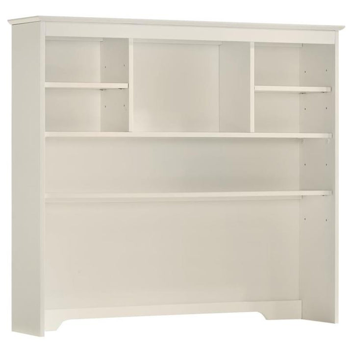 Selena Desk Hutch with Shelves Cream White (400238)
