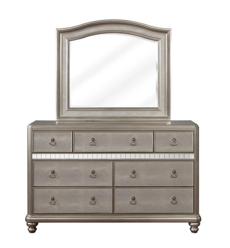 Bling Game 7-drawer Dresser Metallic Platinum (204183)