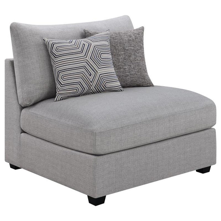 Cambria 4-piece Upholstered Modular Sectional Grey (551511-S4B)