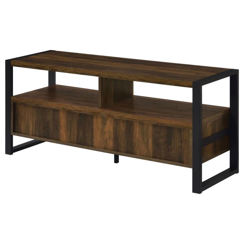 James 2-drawer Composite Wood 48" TV Stand Dark Pine (704281)