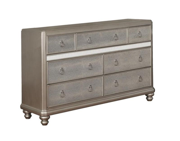 Bling Game 7-drawer Dresser Metallic Platinum (204183)