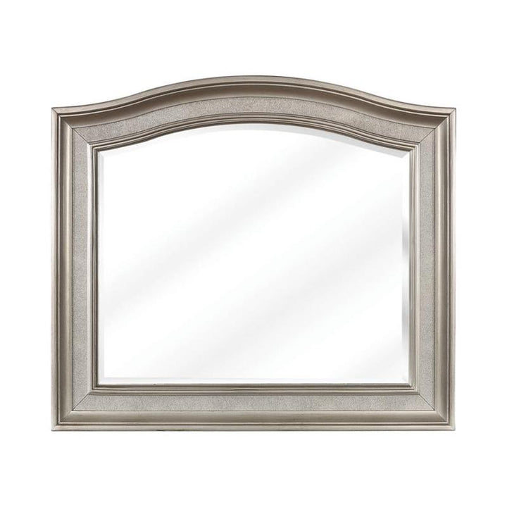 Bling Game Arched Dresser Mirror Metallic Platinum (204184)