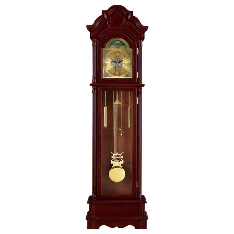 Diggory Grandfather Clock Brown Red and Clear (900749)