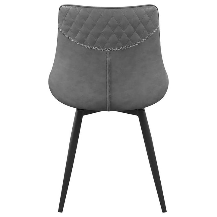 Brassie Upholstered Side Chairs Grey (Set of 2) (110272)