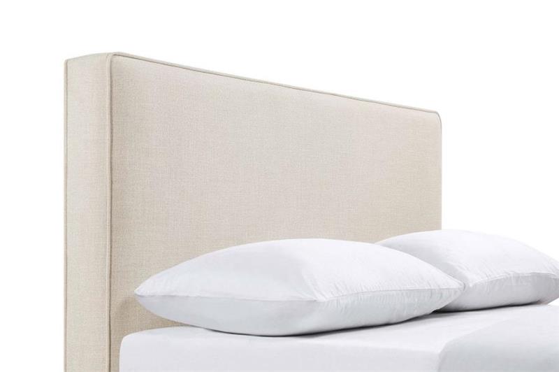 Kosmo Rectangular Upholstered Headboard Sand (315993QF)