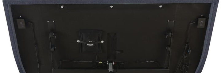 Negan Full Adjustable Bed Base Grey and Black (350132F)