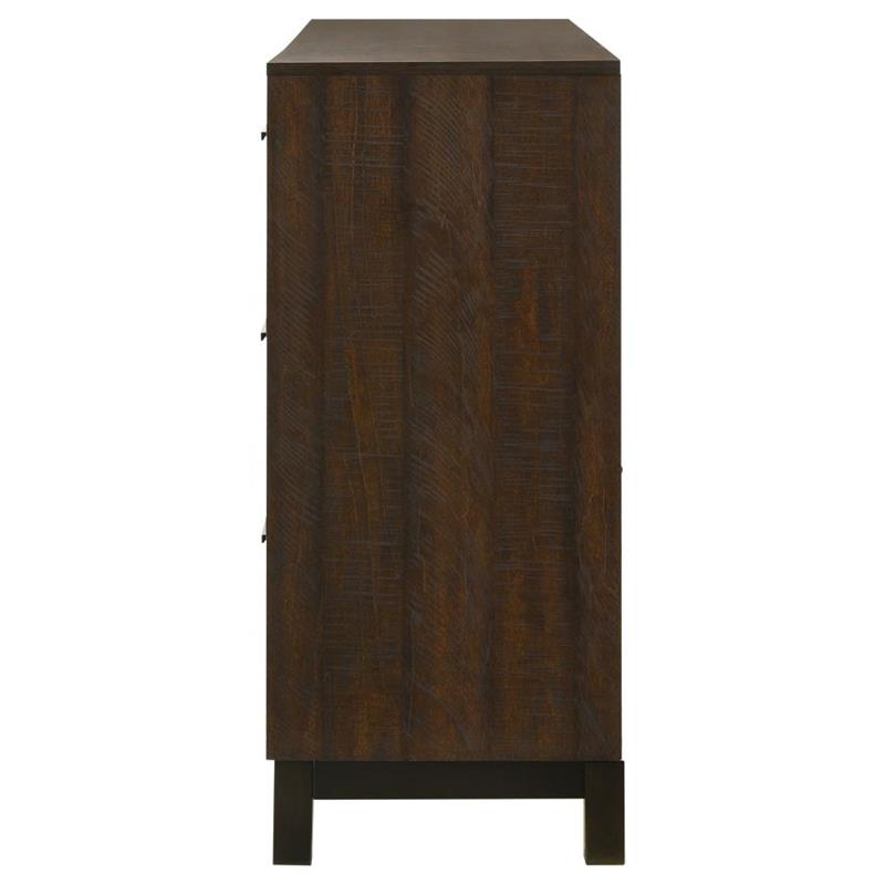 Edmonton 6-drawer Dresser Rustic Tobacco (204353)