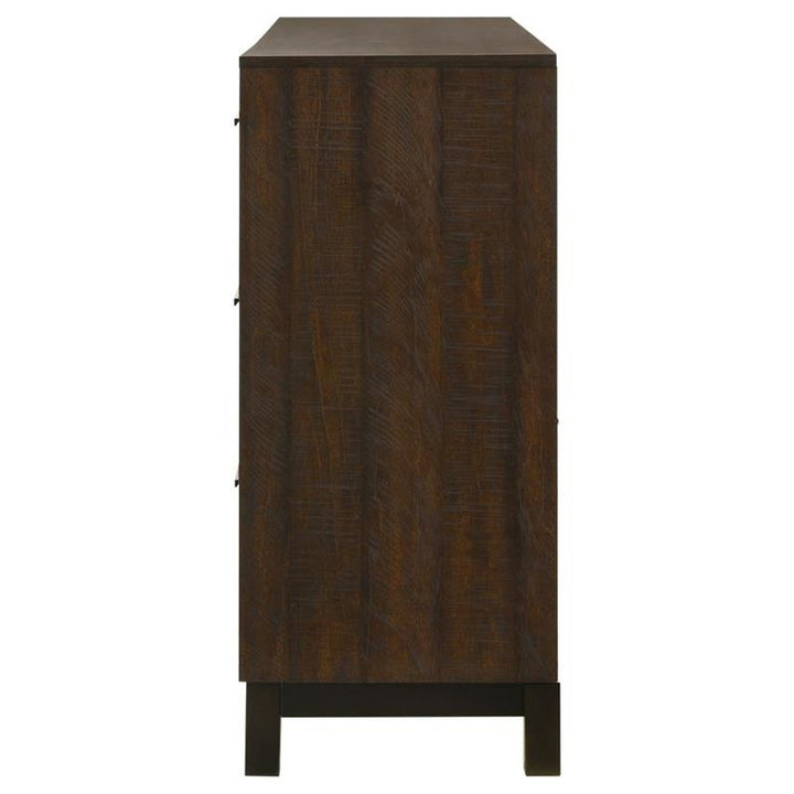 Edmonton 6-drawer Dresser Rustic Tobacco (204353)