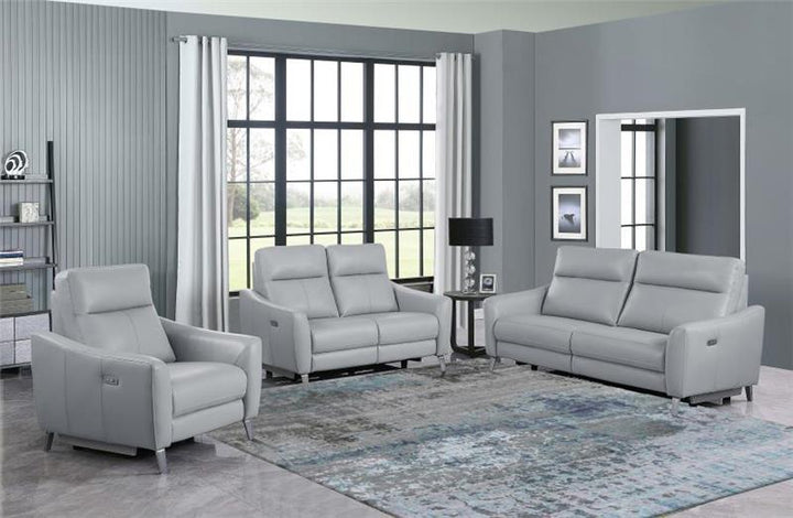 Derek Upholstered Power Loveseat (602502P)