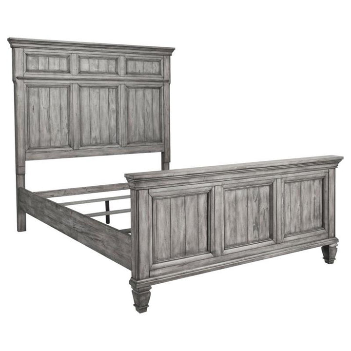 Avenue California King Panel Bed Grey (224031KW)