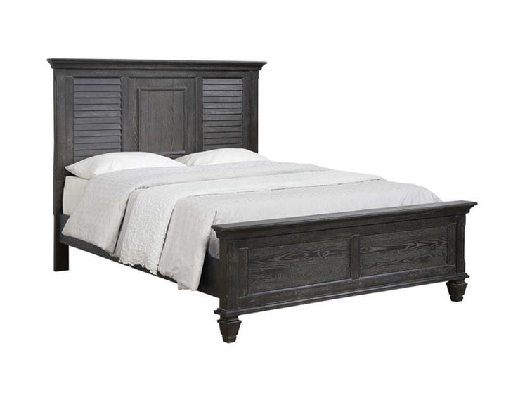 Franco Eastern King Panel Bed Weathered Sage (205731KE)