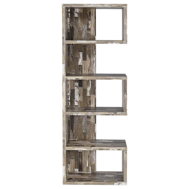 Joey 5-tier Bookcase Salvaged Cabin (800847)