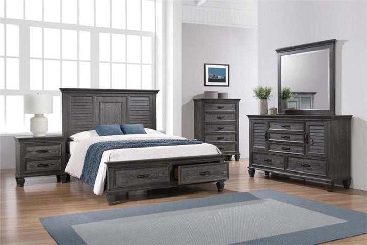 Franco 5-piece Queen Storage Bedroom Set Weathered Sage (205730Q-S5)