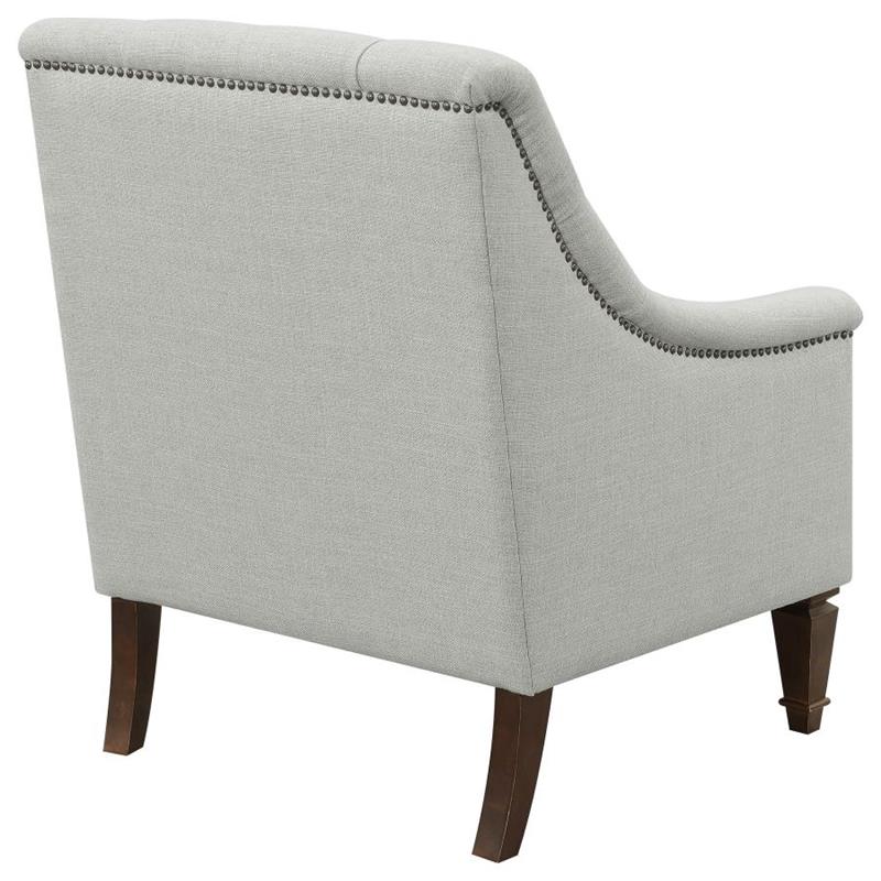 Avonlea Sloped Arm Upholstered Chair Grey (505643)