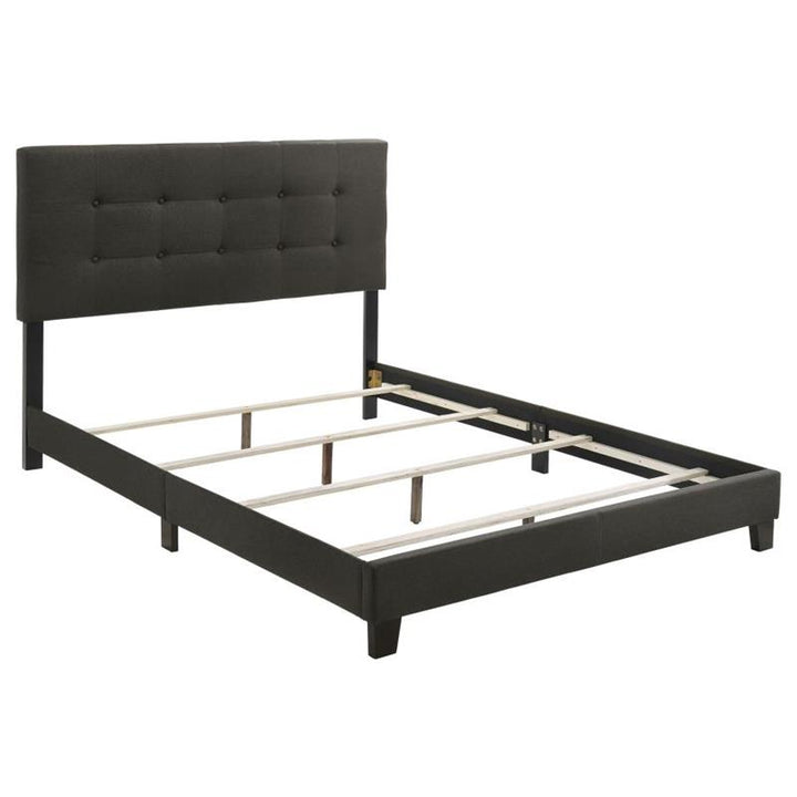 Mapes Upholstered Tufted Full Bed Charcoal (305746F)