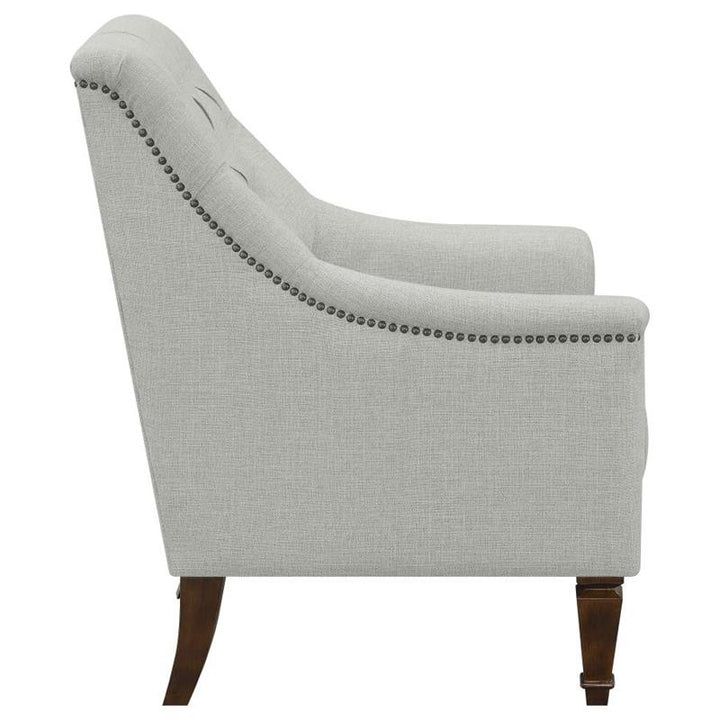 Avonlea Sloped Arm Upholstered Chair Grey (505643)