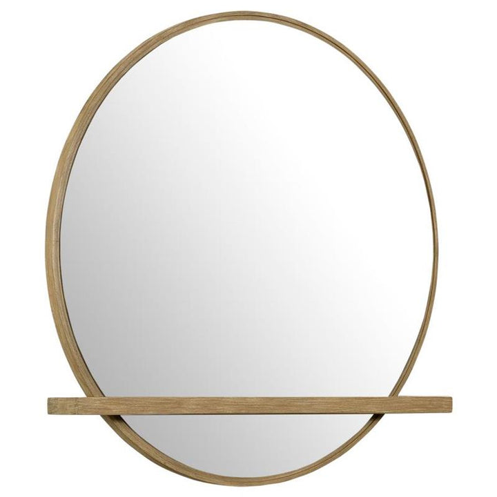 Arini Round Dresser Mirror Sand Wash (224304)