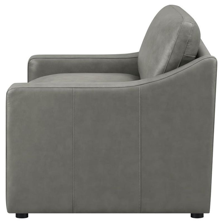 Grayson Sloped Arm Upholstered Chair Grey (506773)