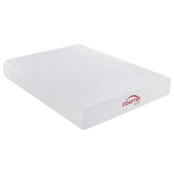 Key Twin Long Memory Foam Mattress White (350064TL)