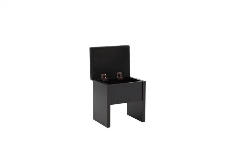 Harvey 2-piece Vanity Set with Lift-Top Stool Cappuccino (300289)