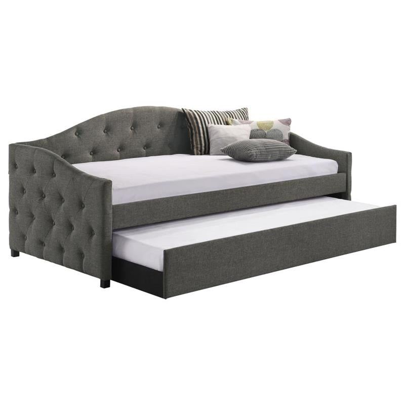 Sadie Upholstered Twin Daybed with Trundle (300638)