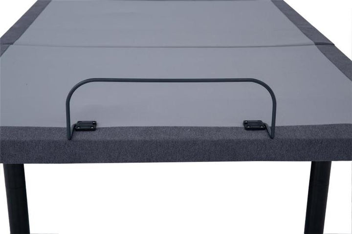 Clara Twin XL Adjustable Bed Base Grey and Black (350131TL)