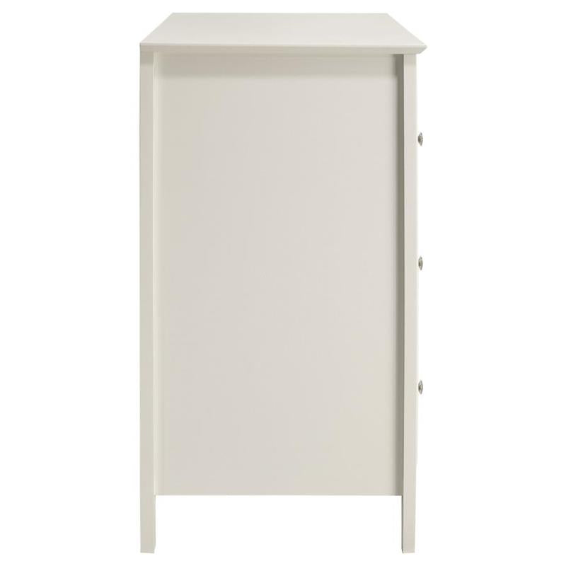 Selena 6-drawer Dresser Cream White (400233)